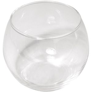Rayher Windlicht 8843100, Teelichthalter, aus Glas, (HxØ) 7 x 7,5 cm