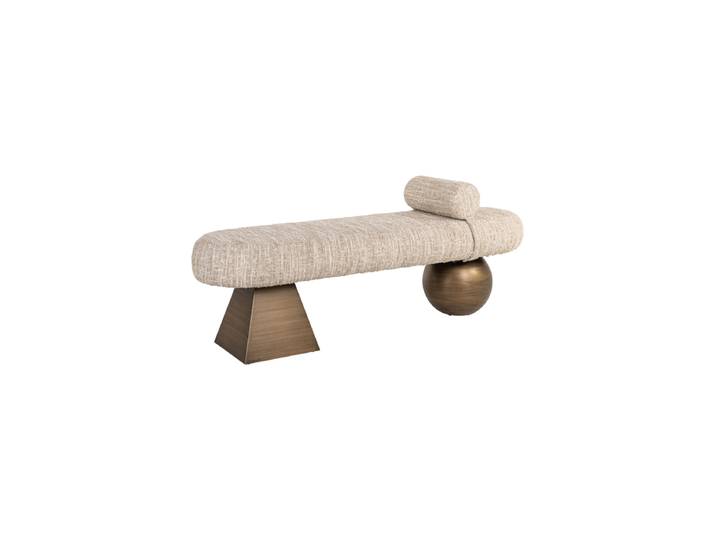Design Sitzbank „Geneva“ Beige Richmond Interiors