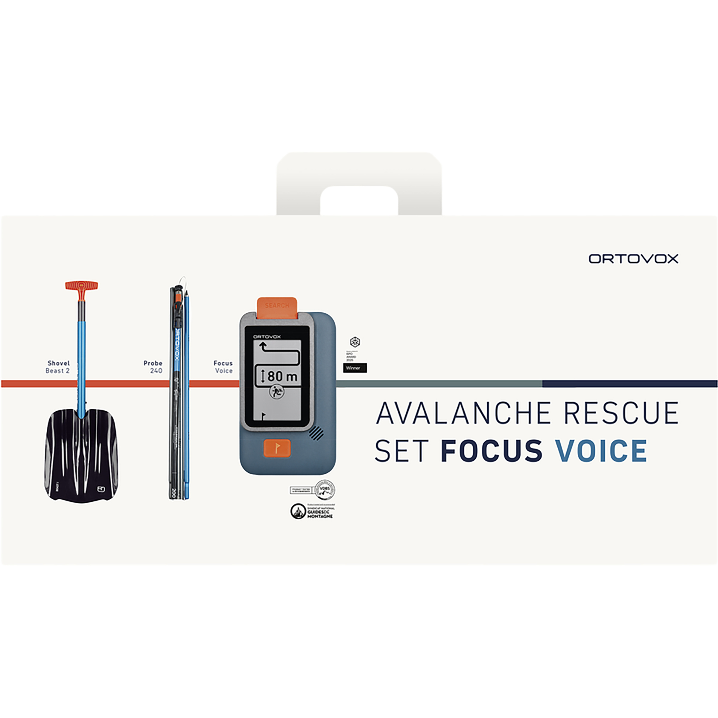Ortovox Rescue Set Focus Voice LVS Set LVS-Sets weiss Trekking