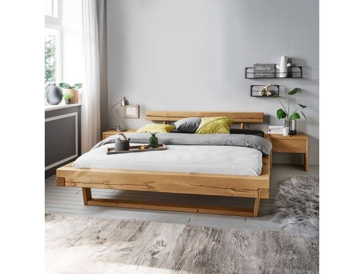 Balkenbett Krista Komfort Kiefer Massivholz