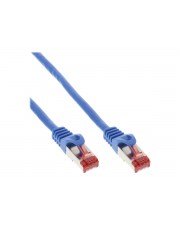InLine 70er Bulk-Pack Patchkabel S/FTP PiMf Cat.6 250 MHz PVC Kupfer blau 1m Rot (B-76411B)