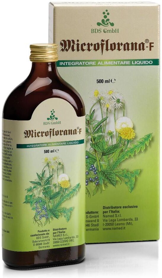 NAMED Srl Named Linea Intestino Sano Microflorana-F Integratore Alimentare Sciroppo 500 ml