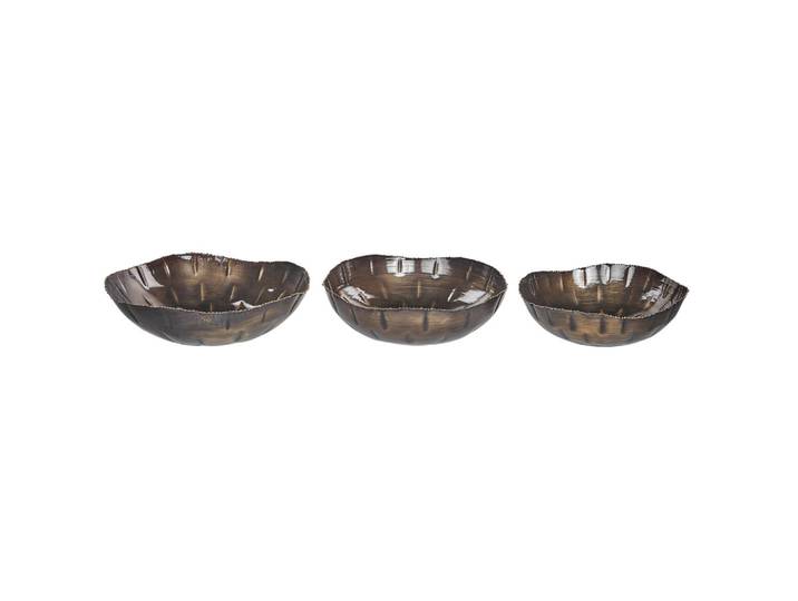 Beliani Dekoschale Metall messing Pinang, Messingfarben, Mode, 10 cm, Dekoration, Dekoschalen