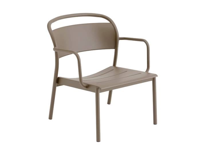 Muuto Linear Steel Loungesessel Taupe