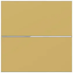 Hager WAN7010C08 Abdeckung für Taster, 1fach, A.x/C.x, gold, metallisch