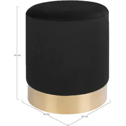 Ebuy24, Hocker, Hocker Gavin (34 x 34 x 43 cm)