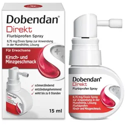 Dobendan Direkt Flurbiprofen Spray  83 Sprühstöße Spray