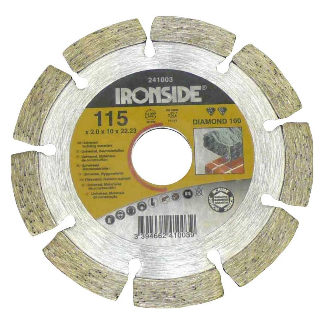 Ironside 214003 Diamant-Scheibe 115mm 2/7mm (241003)