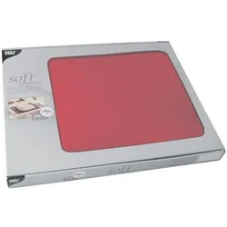 Papstar 100 Tischsets 30x40 cm einfarbig »soft collection« rot, 40 cm
