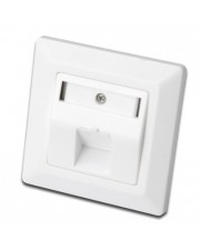 DIGITUS Leerdose für Keystone Module Rahmen 80x80 mm + Zentralplatte 50x50 1 Anschluss (DN-93811)