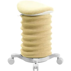 Sitness Aktiv-Bürostuhl 4D Stoff Gelb