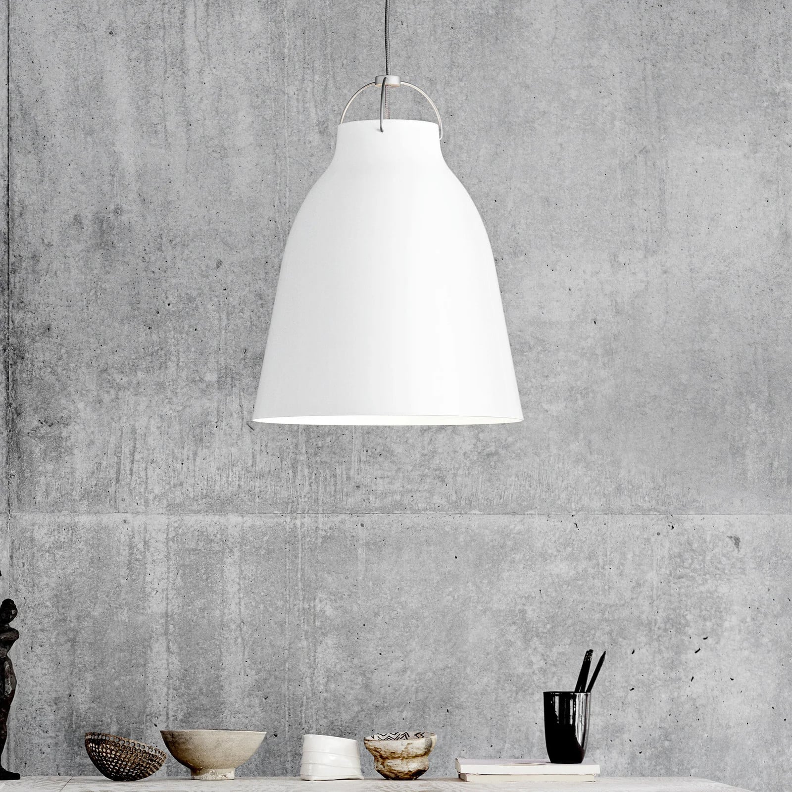 Fritz Hansen Caravaggio P3 hanglamp wit - Metaal