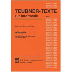 Informatik, Fachbücher von Harald Ganzinger