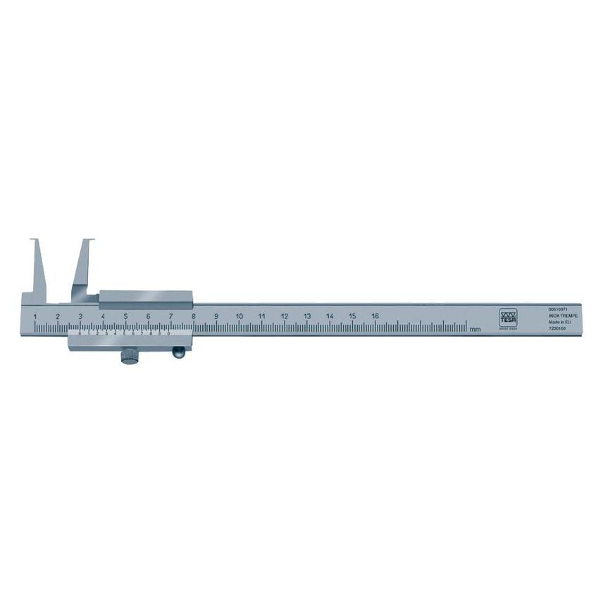 Tesa Technology Nutenmessschieber 160 mm / Nonius 0.05 / 00510371 (37276917)