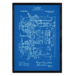POSTER Druckmaschine Patent A3 Rahmenlos