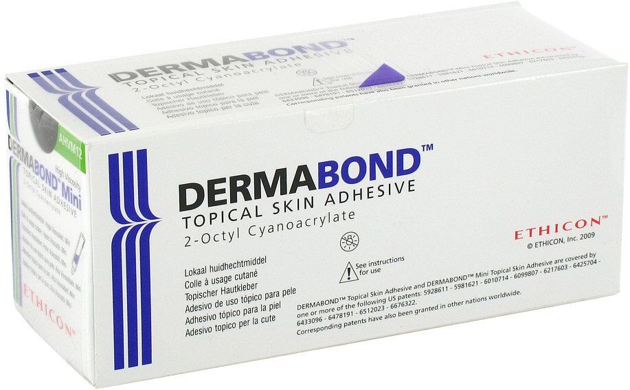 Dermabond Hvd mini topischer Hautkleber Ampullen