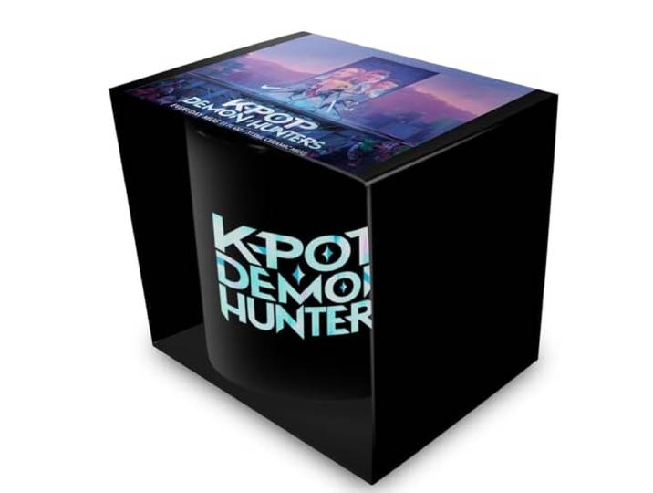 Pyramid International - Kpop Demon Hunter – Mug céramique noire 325ml – Logo