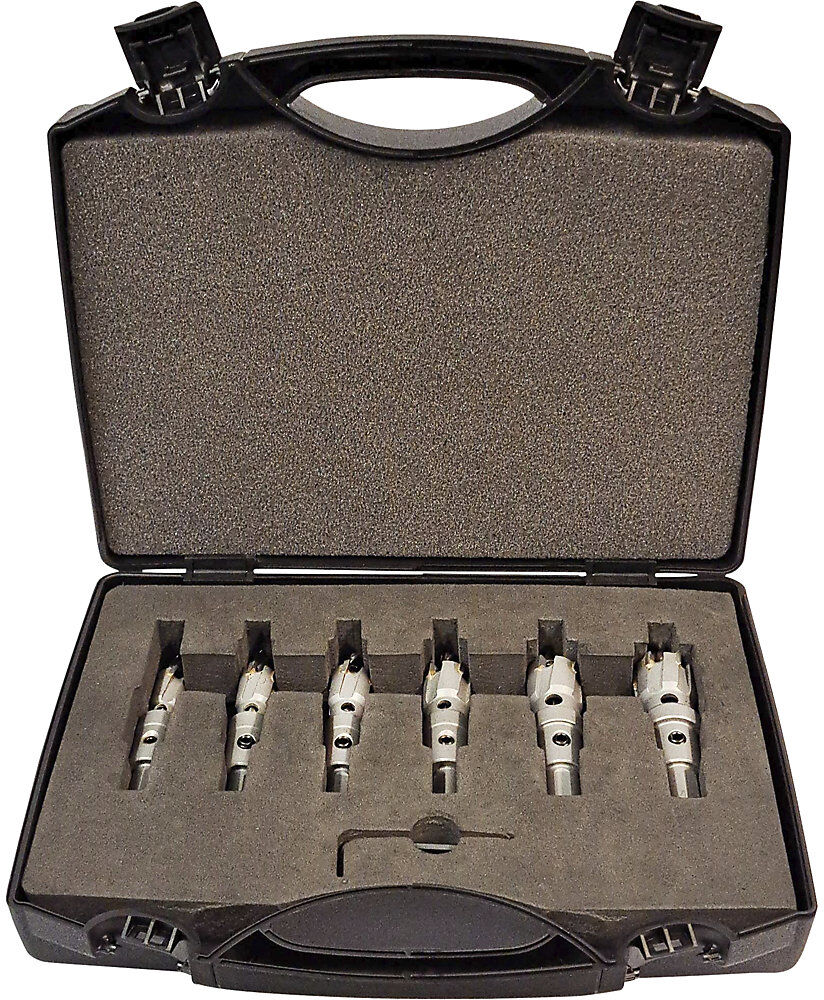 TCT Metall-Lochsägen Set, inkl. Spiralbohrer, Federn, Winkelstiftschlüssel, 18 Teile Projahn