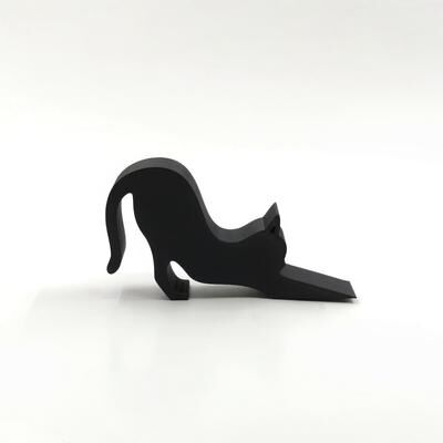 Market Central Adorable Sitting Animal Door Wedge Cat And Dog Decorative Door Stopper cat