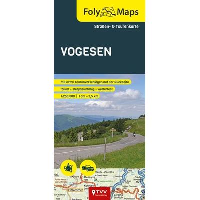 FolyMaps Vogesen 1:250 000, Karte von , TVV Touristik-Verlag GmbH, 978-3-937063-71-3