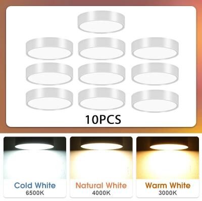Uplifted Finds Premium Surface Mounted LED Spotlight And Downlight Collection 10 Pcs White 5 W natural White