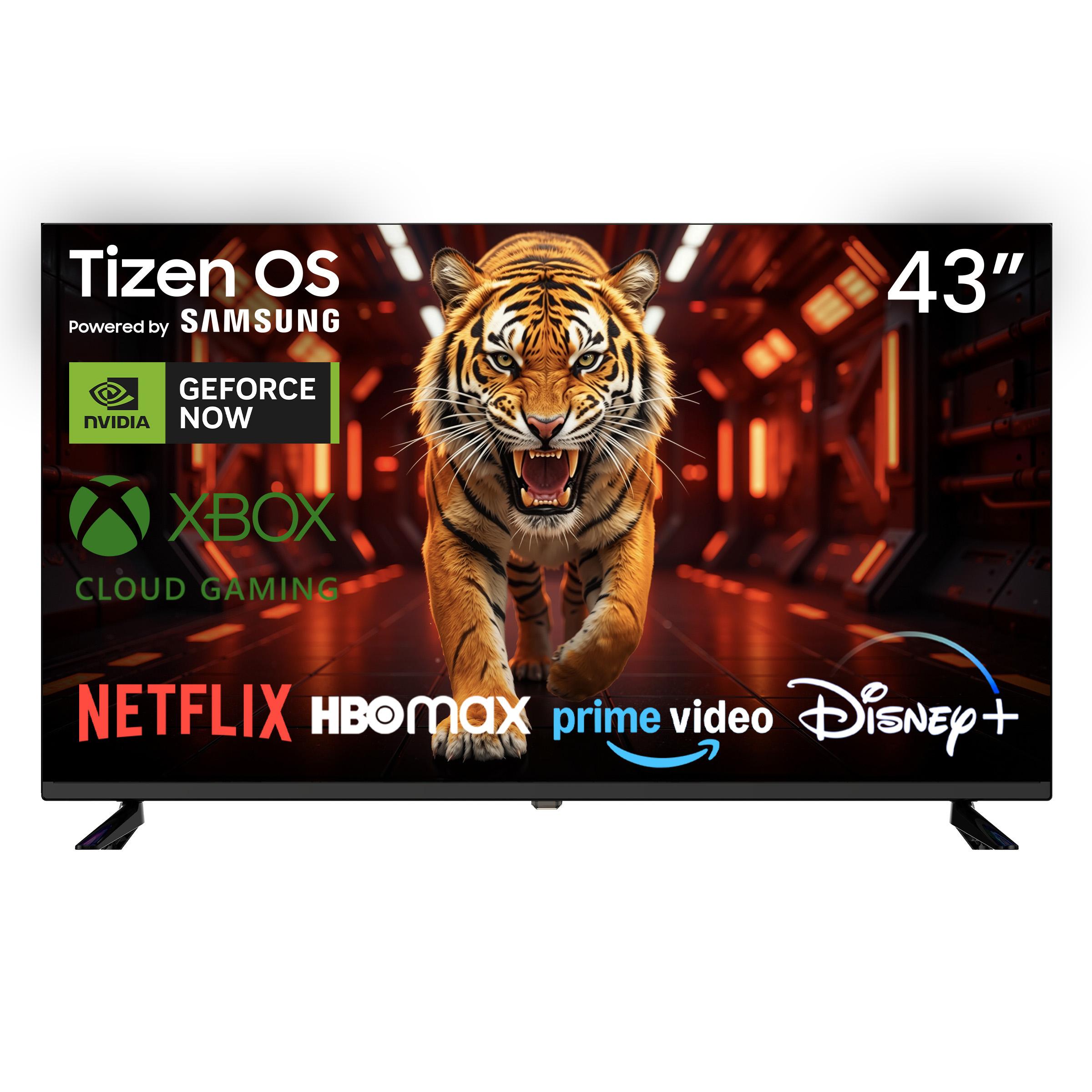 Kiano Elegance 43 Zoll (108 cm) Fernseher, Full HD, Tizen OS Smart TV (Powered by Samsung), DLED, WLAN, Netflix/HBO