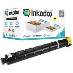 Inkadoo, Toner, Kompatibel Toner für Utax CK-8511 Tonerkartusche 2507 Ci, 2506 Ci (Y)