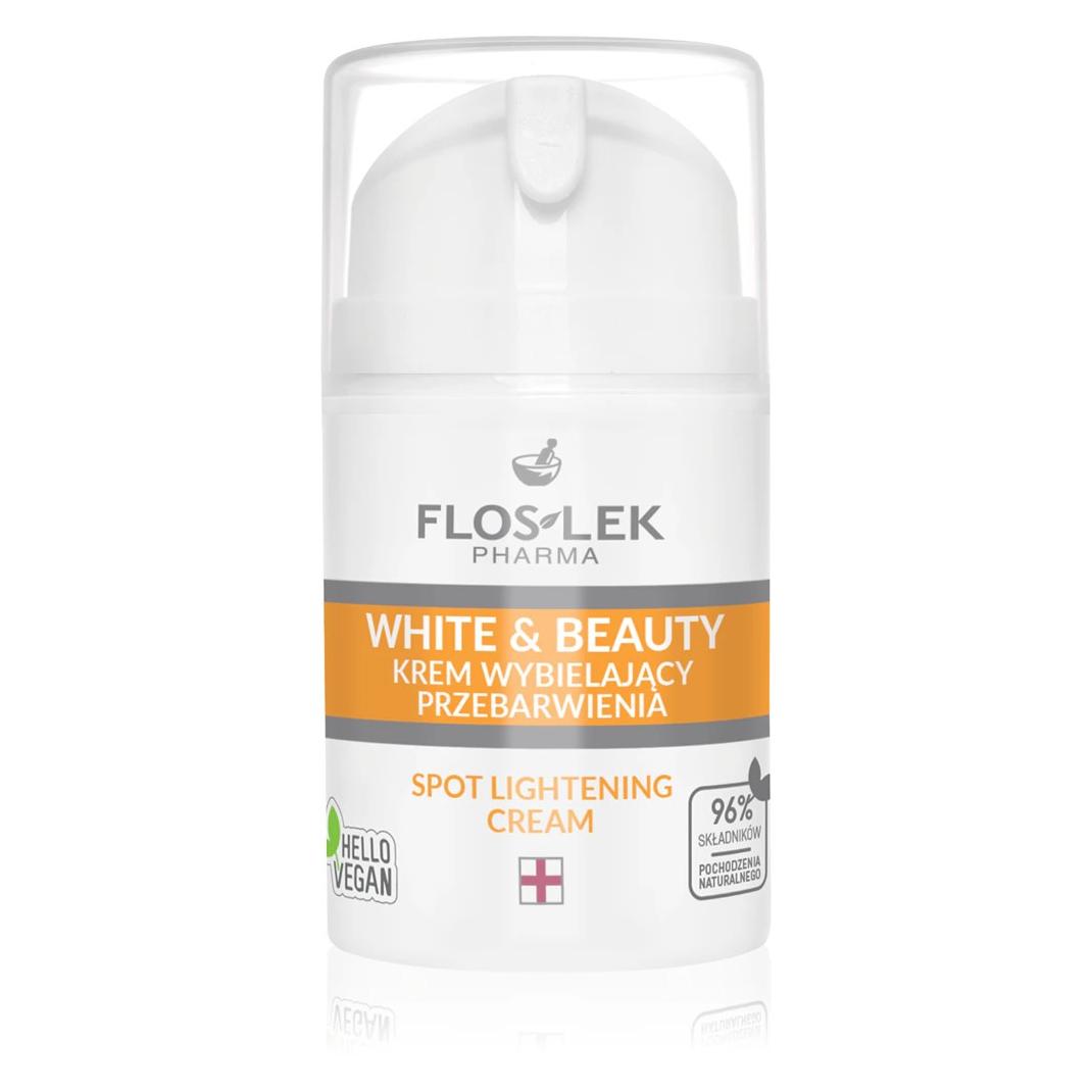 FlosLek Pharma White & Beauty Spot Lightening Cream krem wybielający przebarwienia 50ml (50 ml) (5905043001821)