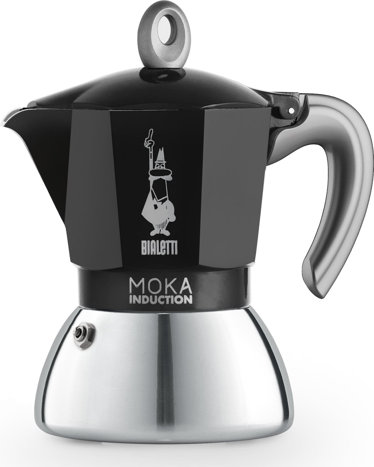 Bialetti New Moka Induction Espressokoker, 6 kopjes, zwart
