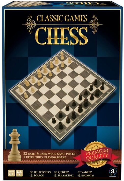 Loisirs Nouveaux Jeu d'échecs pliant Premium - Lettré et chiffré