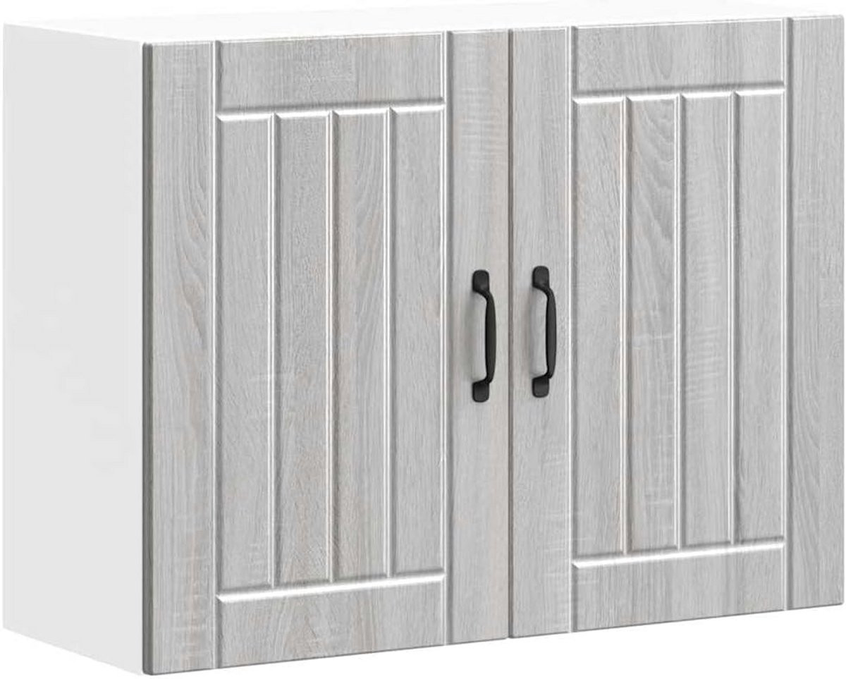 Wandkast Sonoma Eiken Grijs - Houten Wandkast voor Keuken of Woonkamer