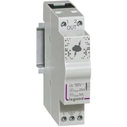 Legrand 412200 Überspannungsableiter für Telefon/ADSL Typ D1+C2, D1 Iimp2,5 kA