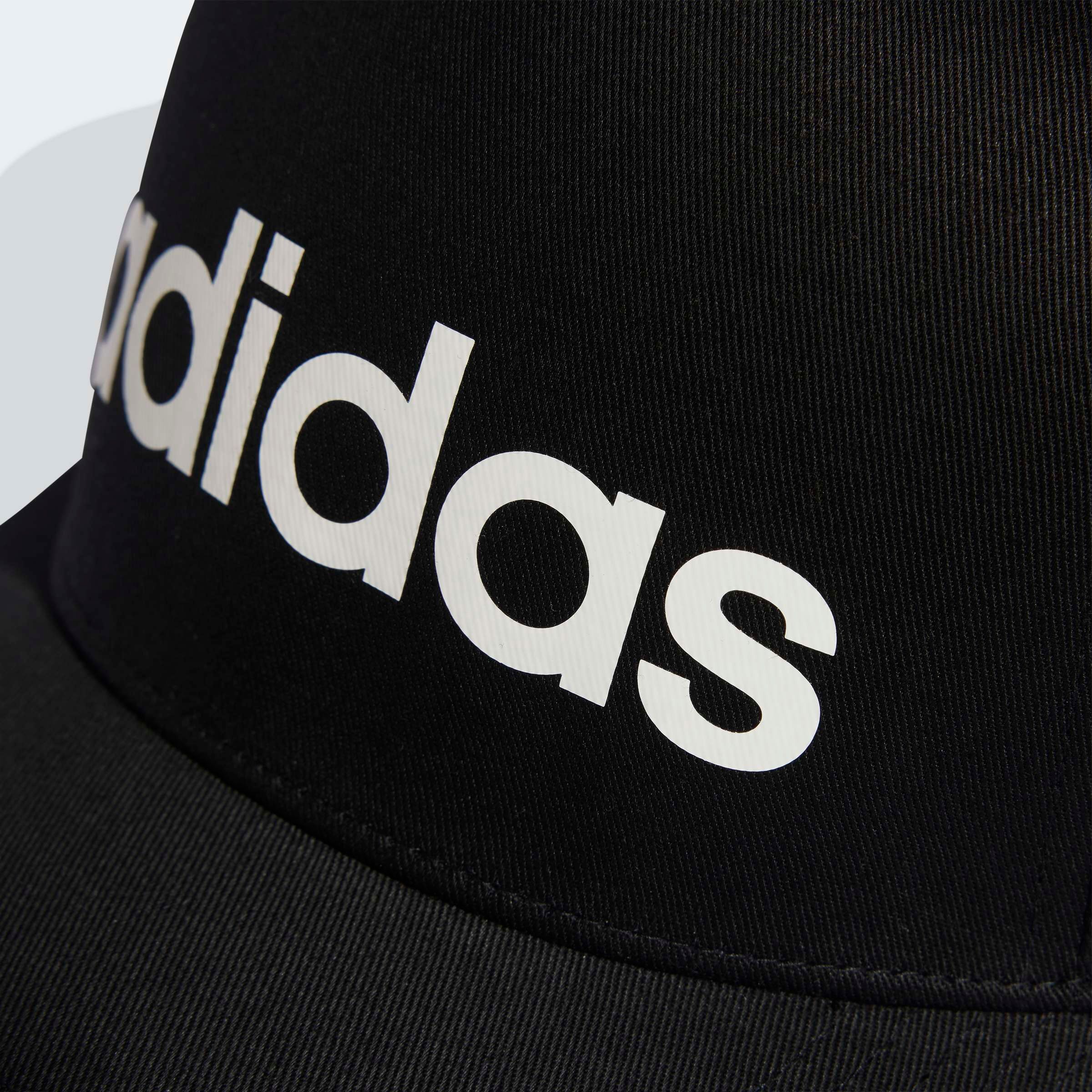 Baseball Cap ADIDAS PERFORMANCE "LINEAR", schwarz (schwarz, weiß), Obermaterial: 100% Baumwolle, Caps Baseball Cap schwarz, weiß Einheitsgröße