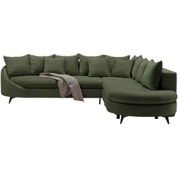 Ecksofa Axel Olivgrün