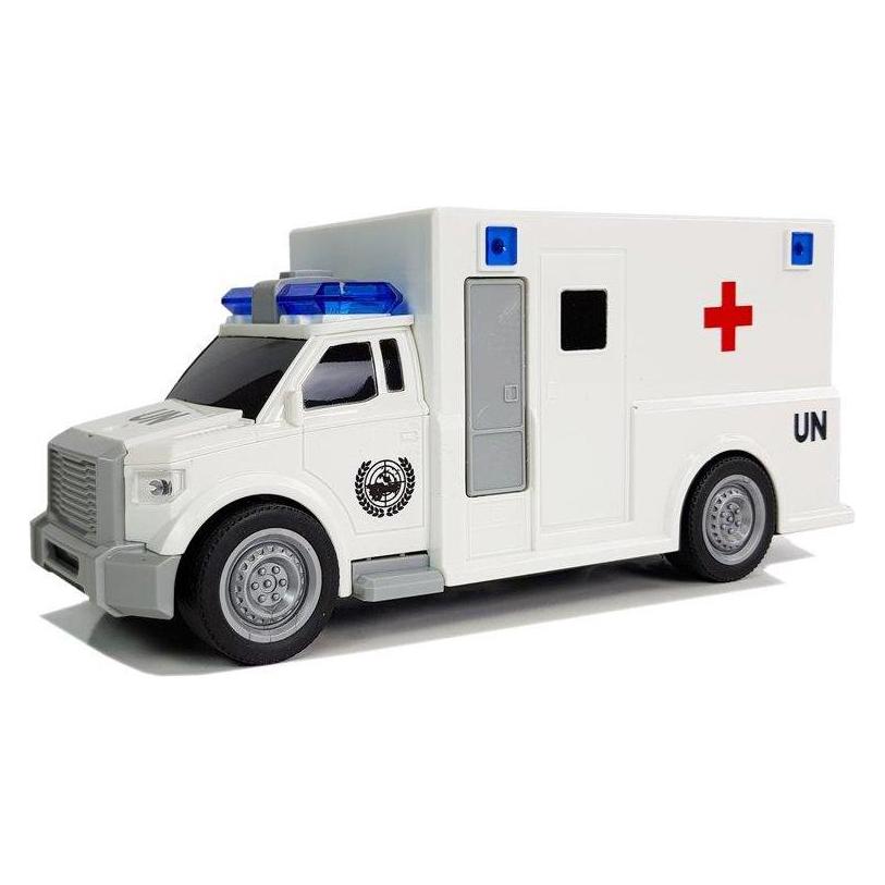 Lean Toys Ambulance 1:20 with sound (LT6698)