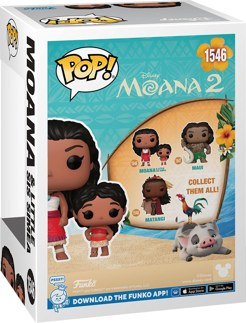 Funko Pop! Vinyl Disney Moana 2 Moana & Little Sis Simea Vinyl Figure #1546