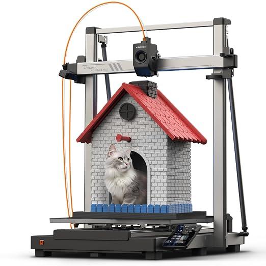 Kobra 3 Max 3D-Drucker, 420x420x500mm Riesiger Druckgröße, 600 mm/s Schnelles Drucken, Stabilere Konstruktion, Optionaler Mehrfarbendruck
