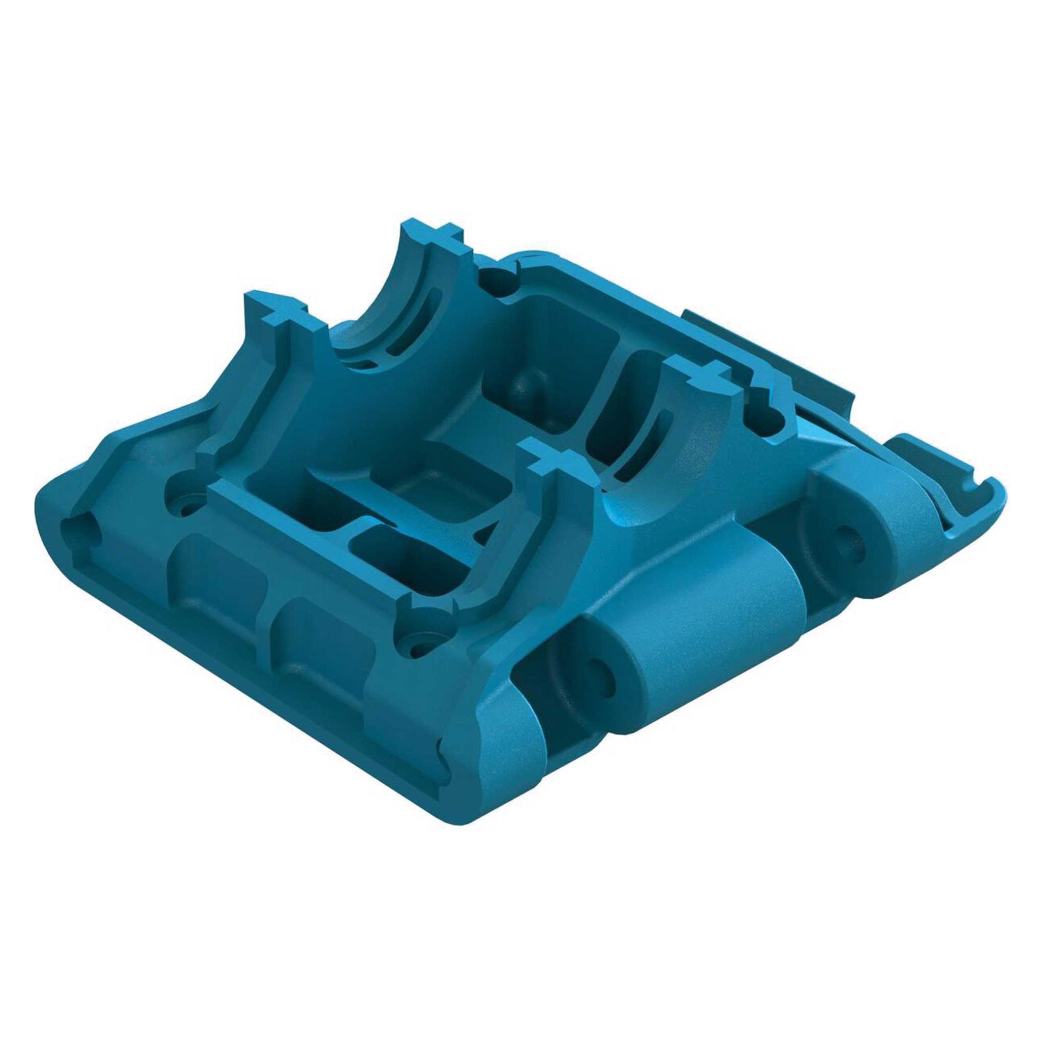 Arrma Rear Lower Skid/Gearbox Mount, Blue (ARA320788)