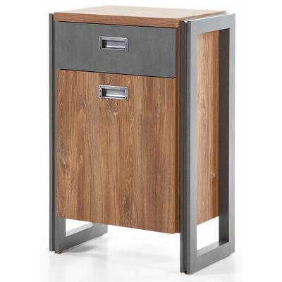 Kommode HOME AFFAIRE "Detroit", braun (braun, schieferfarben), B:54cm H:35cm T:81cm, Sideboards, Kommode, Breite ca. 54 cm