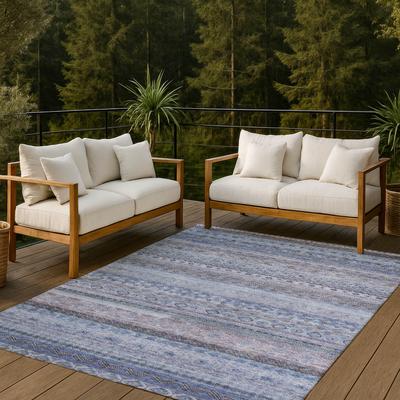 Addison Rugs Machine Washable Indoor/ Outdoor Global Brookhaven Chantille Rug