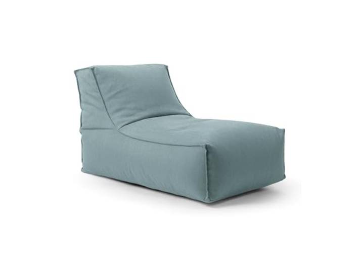 mokebo Outdoor Sitzsack für Kinder & Erwachsene 'Der Sundowner', Bean Bag mit Füllung oder Bodenkissen für Indoor & Outdoor, auch als Liegekissen, Relaxliege oder Liege in Himmelgrau