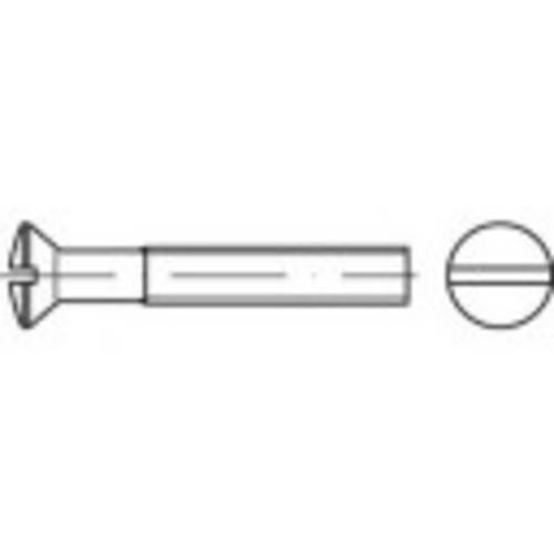TOOLCRAFT 1065739 Linsensenkschrauben M5 16mm Schlitz DIN 964 Edelstahl A2 500St.