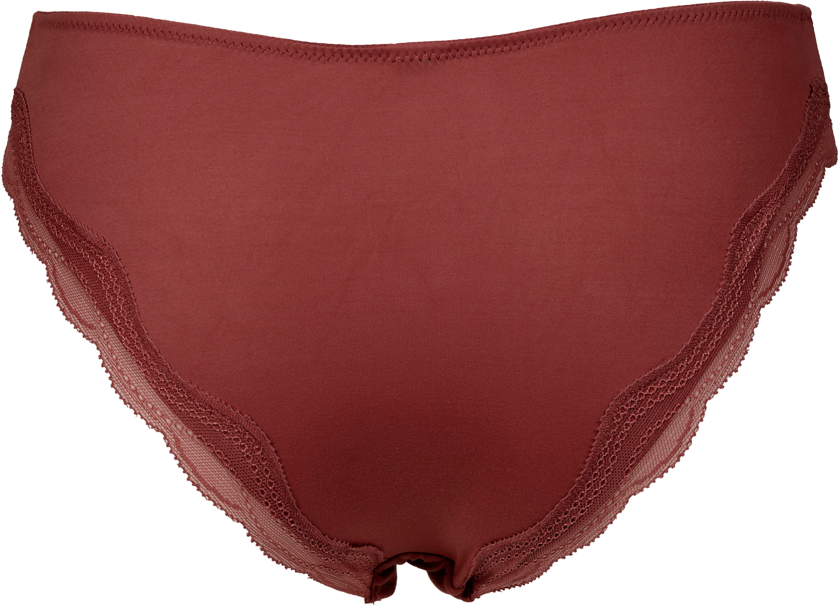 Slip AFTER EDEN, Damen, Gr. M, braun (berry), Obermaterial: 87% Nylon, 13% Elasthan, körpernah, Unterhosen Slip, mit Spitzendetails