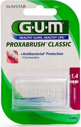 Gum Recambio Proxabrush Classic Cilíndrico 8 uds