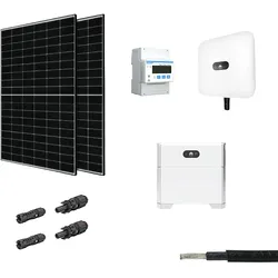6 kWp PV Anlage mit Speicher Komplettpaket, HUAWEI Wechselrichter 6 KTL, HUAWEI Batteriespeicher 5 kWh, Trina Solar Modul 450Wp