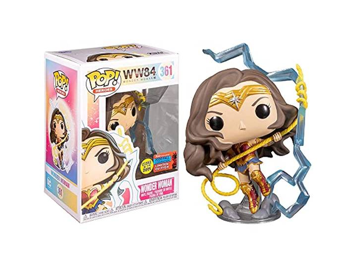 POP Funko WW84 Wonder Woman 361 Wonder Woman Glows in the Dark 2020 Convention