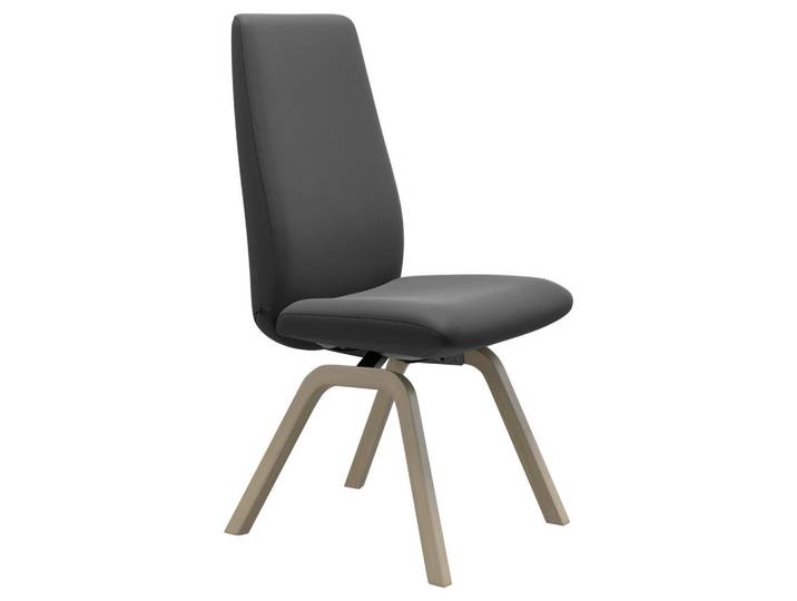 Stressless Stuhl Laurel, Grau, Holz, Echtleder, Rindleder, Buche, Schichtholz, eckig, 50x105x63 cm, Lederauswahl, Stoffauswahl, Typenauswahl, Esszimmer, Stühle, Esszimmerstühle, Lederstühle