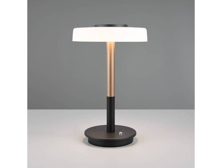 Trio Lighting LED Tischlampe Celeste, dimmbar, weiß / opal, für Wohn- / Esszimmer, Glas, Modern, LED Tischlampe