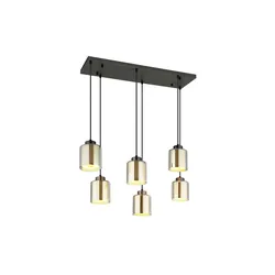 Globo Lighting Hängeleuchte   , schwarz , Maße (cm): B: 30 H: 120
