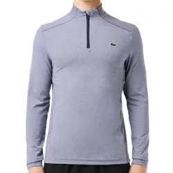 Lacoste Golf UD S Sport Herren Sweater graublau 1/4 Zip